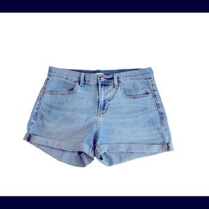 Old Navy Cuff Jean Shorts Sz 8